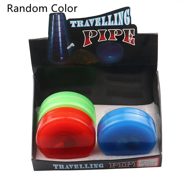 Portable Detachable Plastic Folding Water Bong