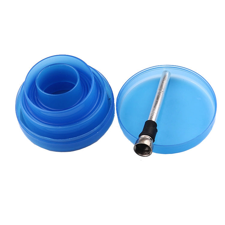 Portable Detachable Plastic Folding Water Bong