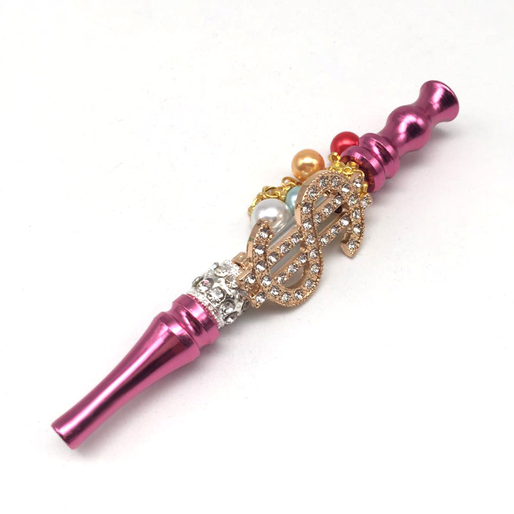 Colorful Diamond-Studded Smoke Pipes