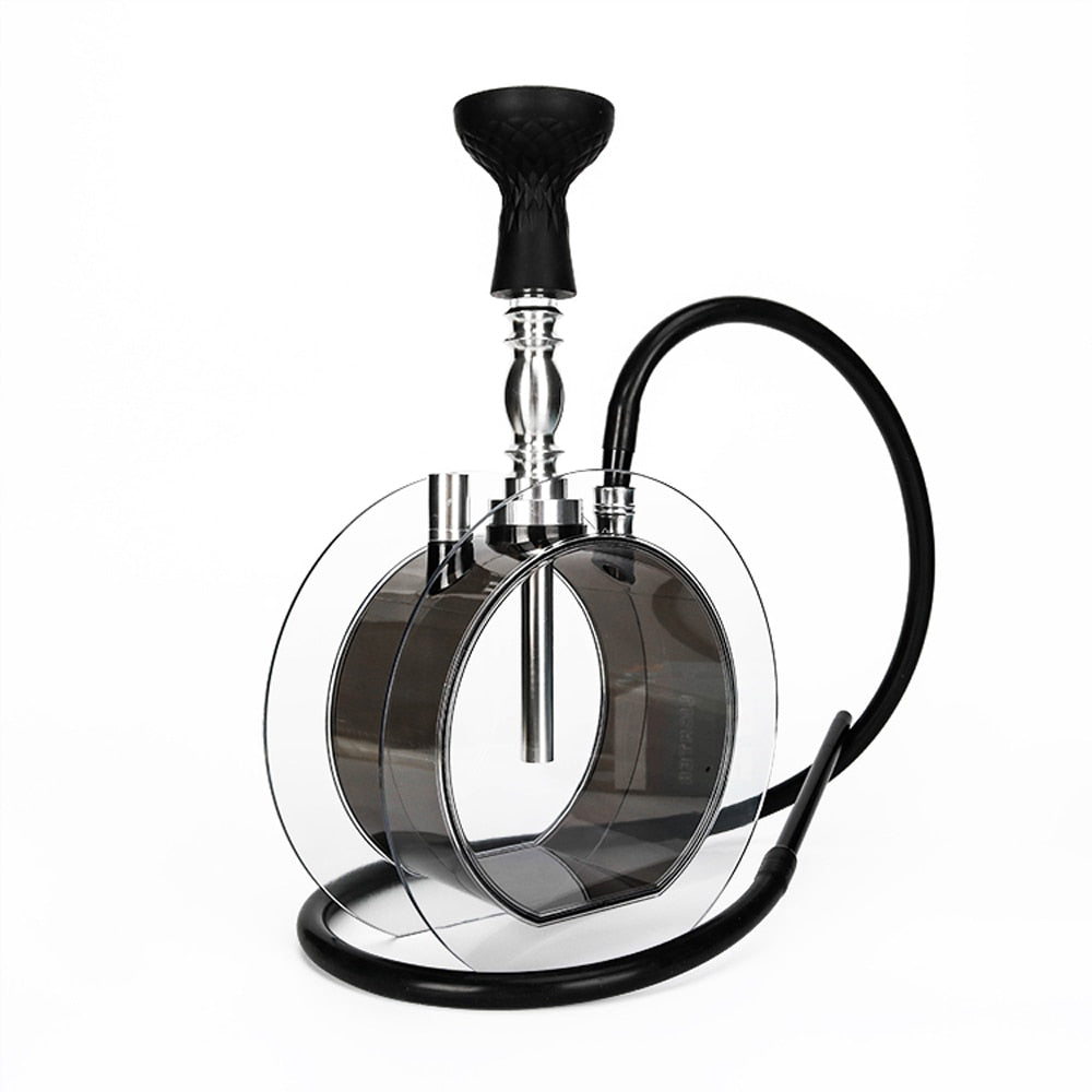 Colorful Acrylic Round Pot Hookah Sets