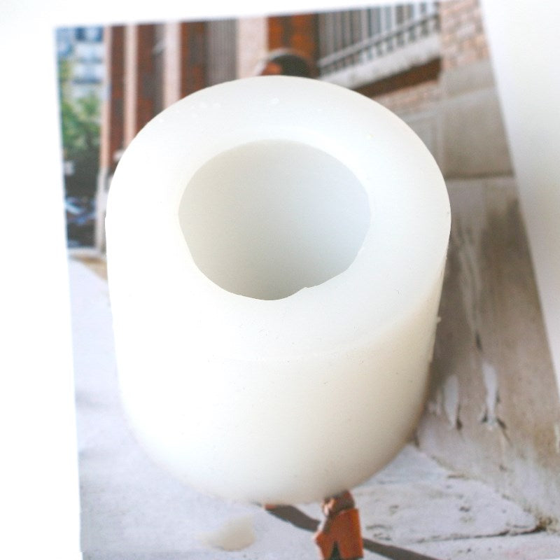 Scented Candle Making Peach Silicone Mold