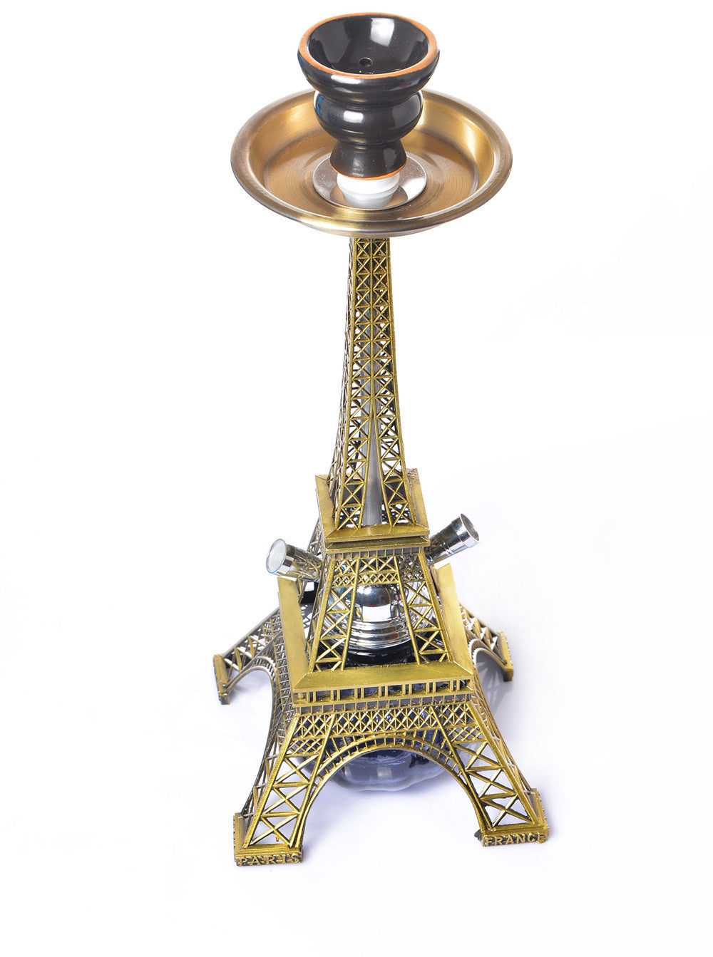 Eiffel Tower Arabian Double Pipe Hookah Set