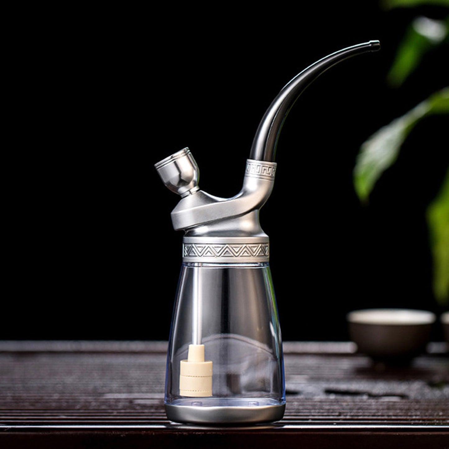 Old-fashioned Cannabis Smoke Pipe