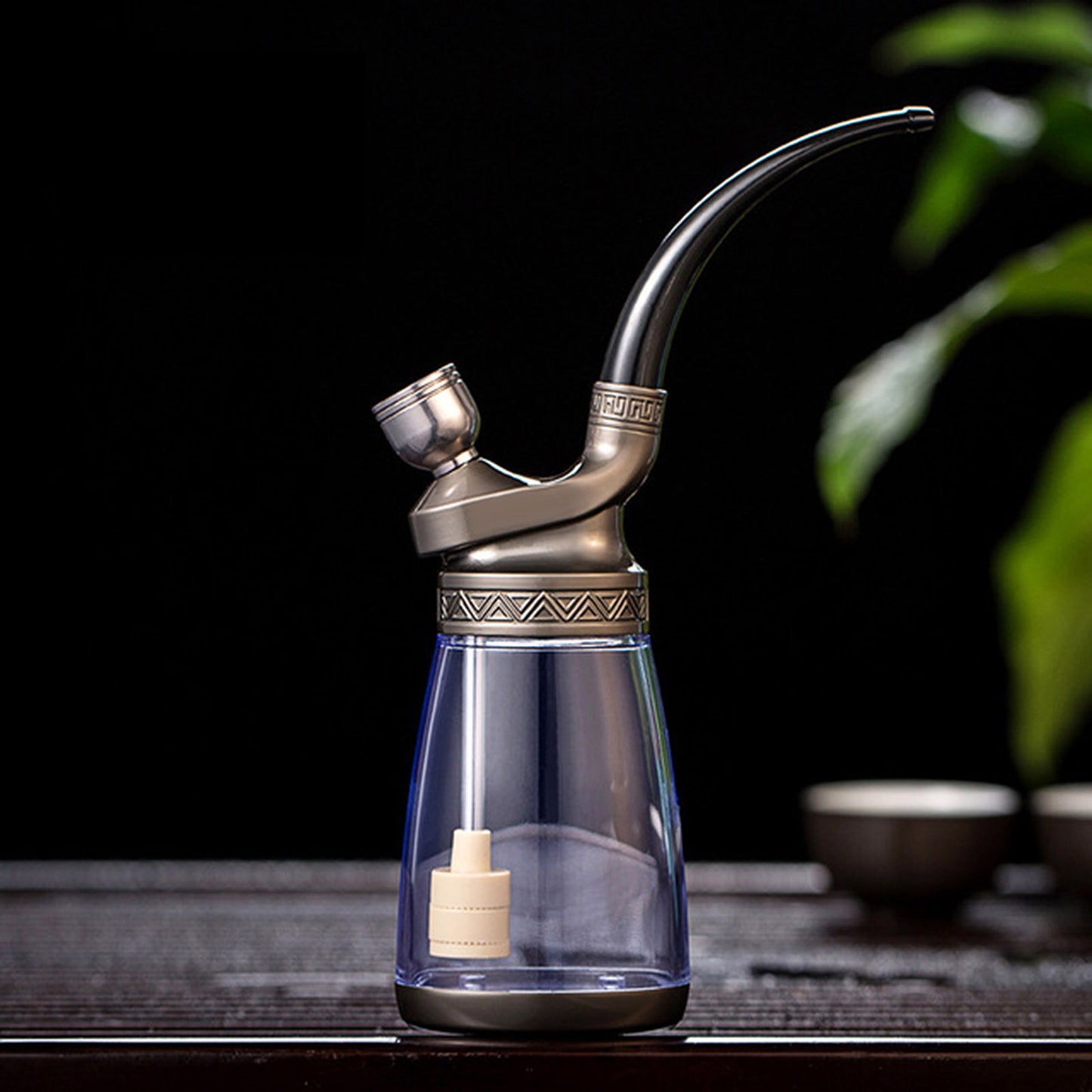 Old-fashioned Cannabis Smoke Pipe