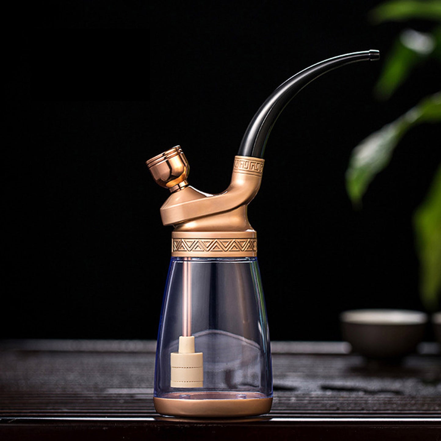 Old-fashioned Cannabis Smoke Pipe