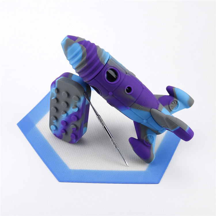 Silicone Rocket Glass Pipe