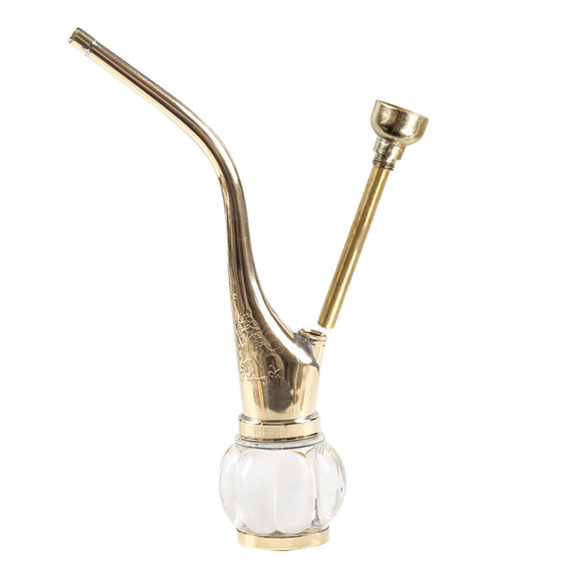 Brass Water Cannabis Smoking Pipe