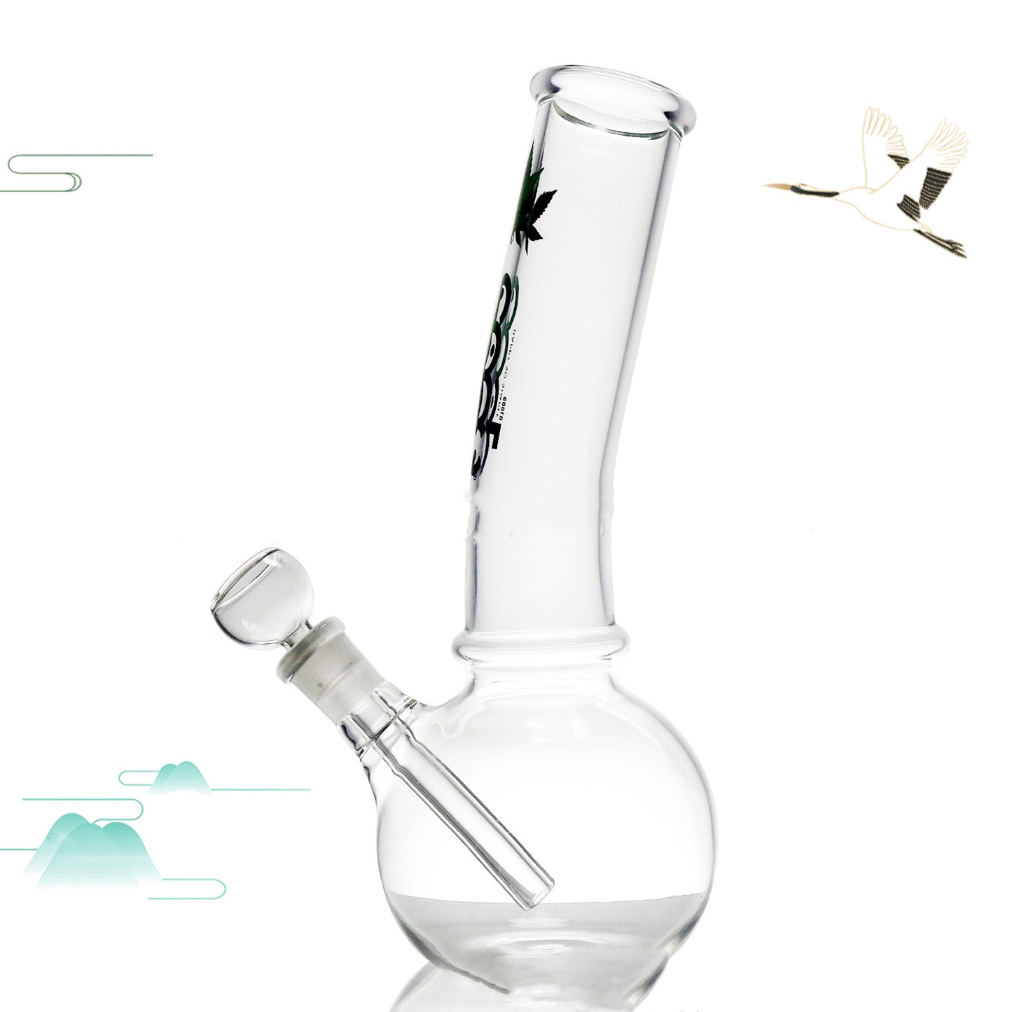 Transparent Glass Bong