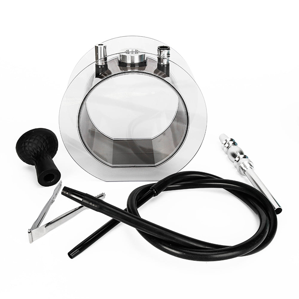 Colorful Acrylic Round Pot Hookah Sets