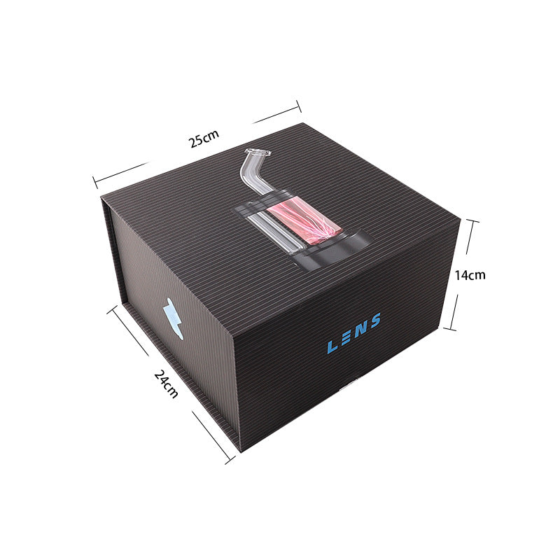 Glass Pot Lightning Light Glass Water Bong