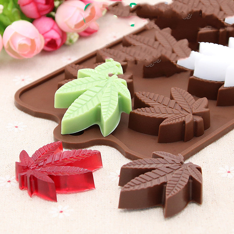 Cannabis Leaf Chocolate Mold