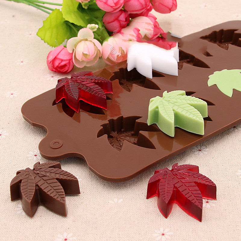 Cannabis Leaf Chocolate Mold