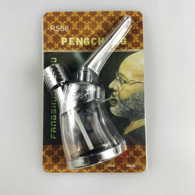 Portable Water Pipe With Metal Tube Filter