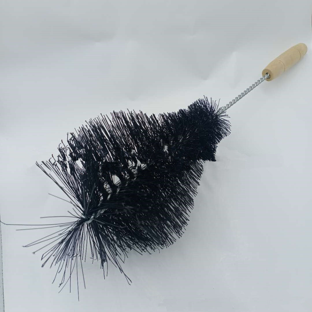 Hookah Glass Bottle Cleaning Brush With Wooden Handle