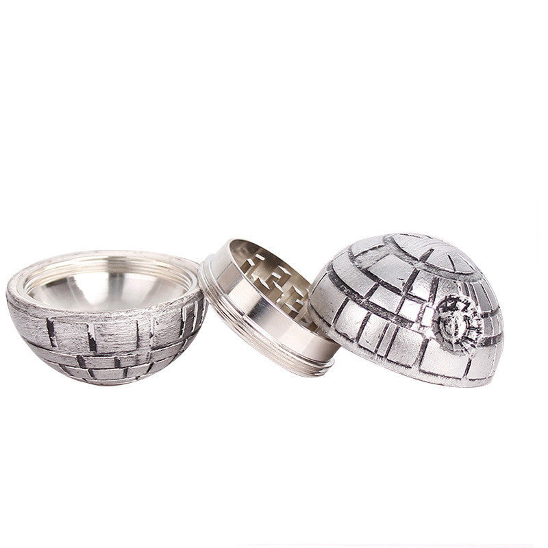 Three-layer Zinc Alloy Smoke Grinder