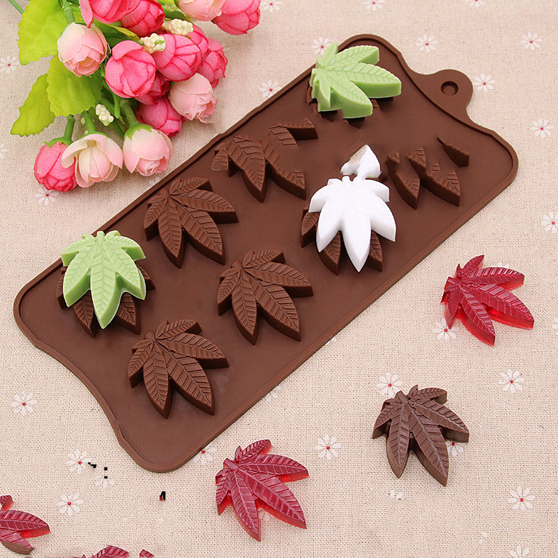 Cannabis Leaf Chocolate Mold