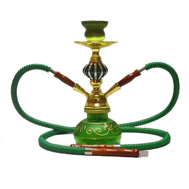 Colorful Bar KTV Double Pipe Full Hookah Sets