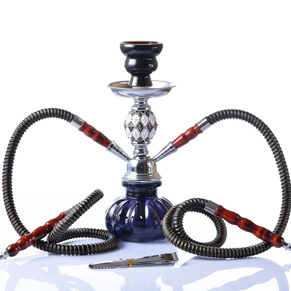 Colorful Classic Double Pipe Hookah Sets