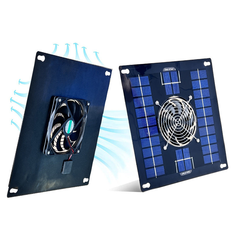 Solar Powered Exhaust Fan For Greenhouse Shed