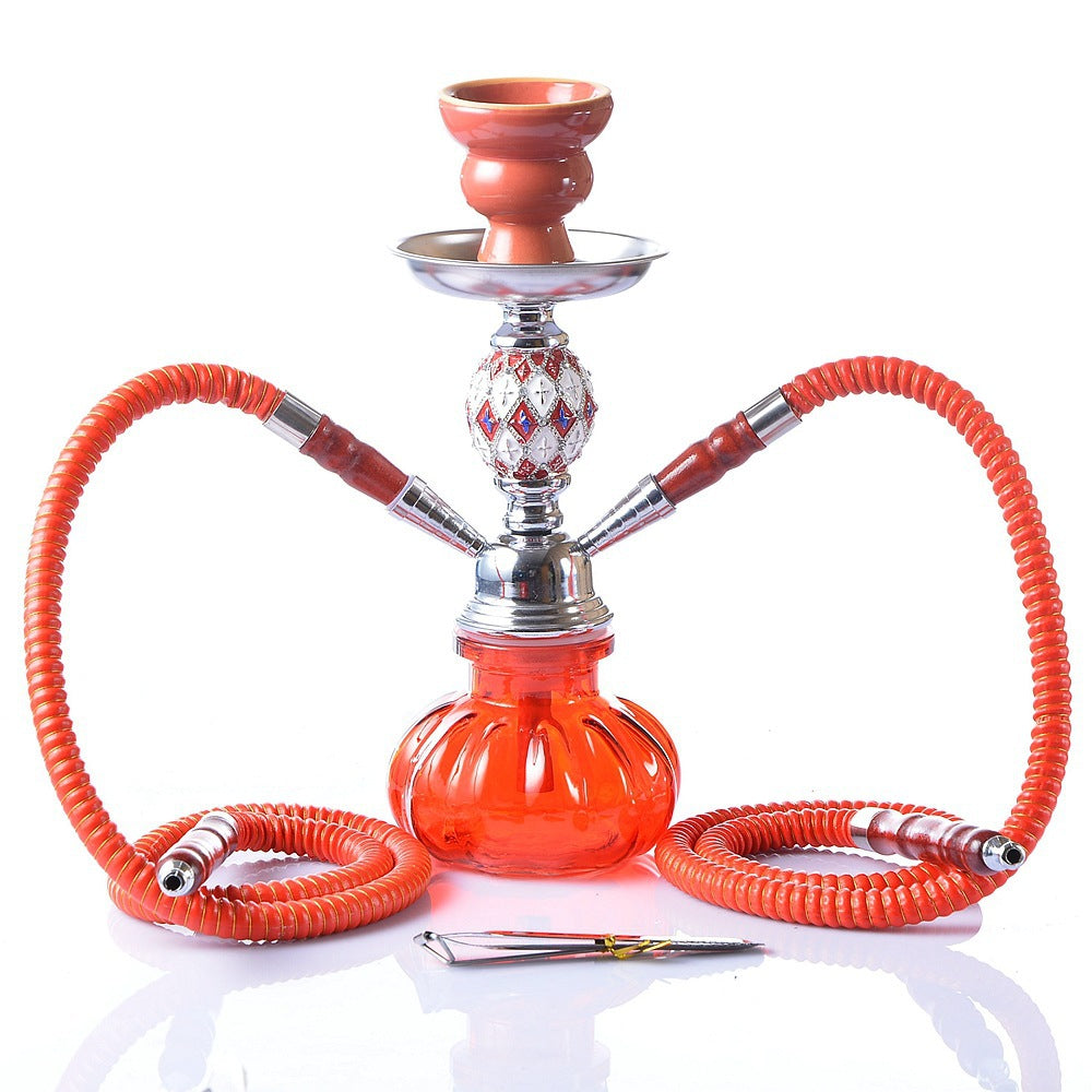 Colorful Classic Double Pipe Hookah Sets