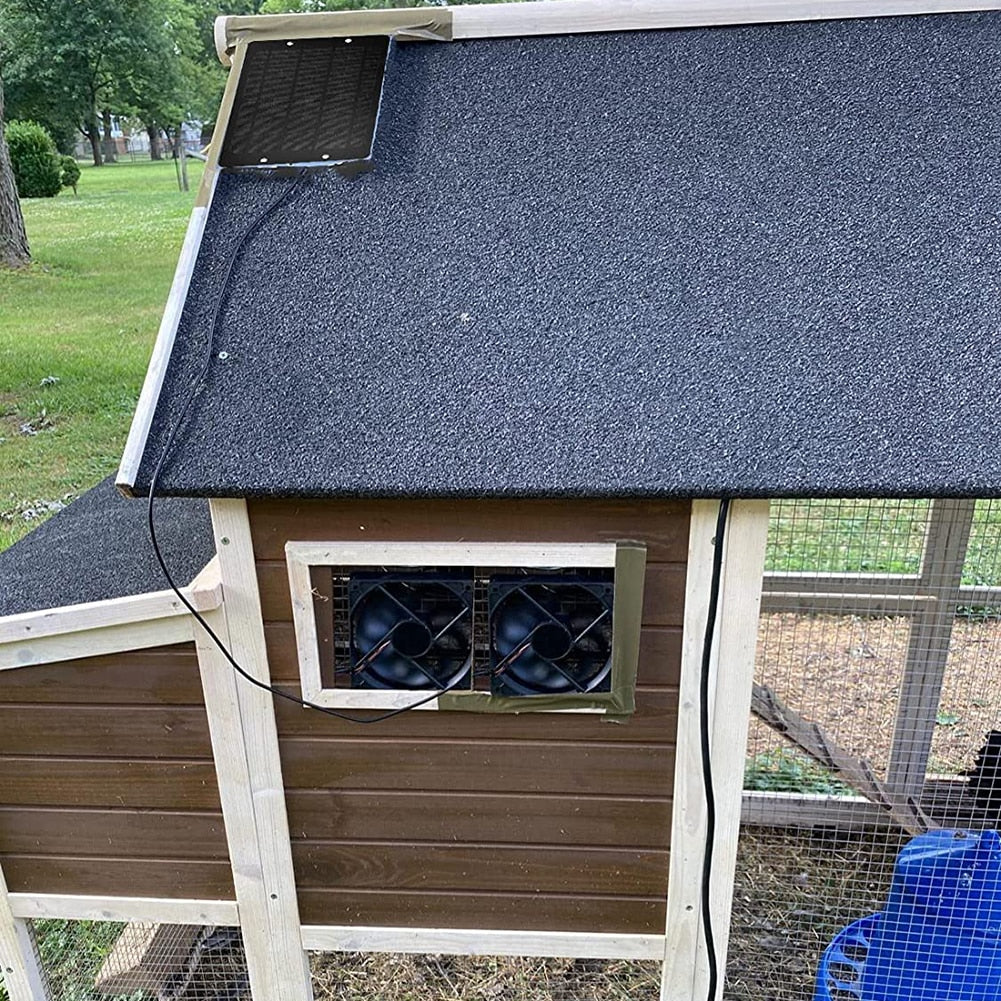 Solar Fan Air Extractor Mute Eco-Friendly Ventilation Fan