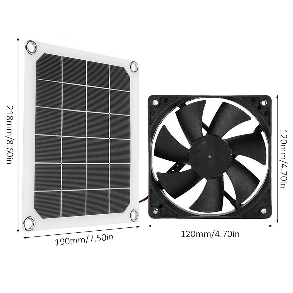 5V10W Solar Greenhouse Exhaust Fan