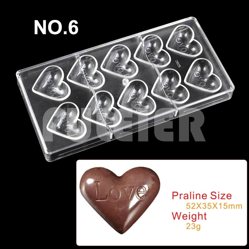 Polycarbonate Chocolate Molds