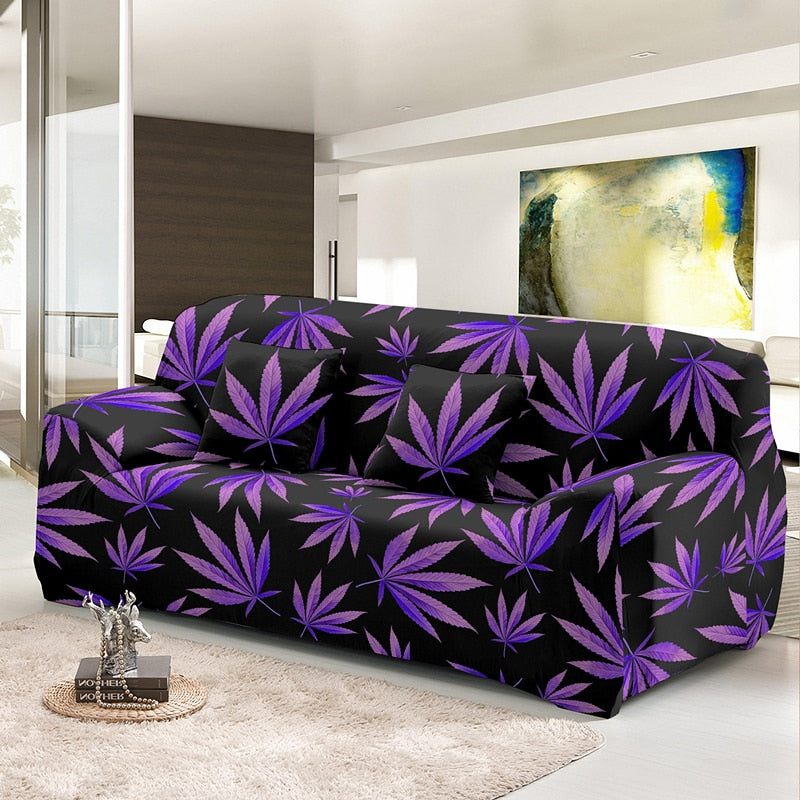 Assorted Cannabis Leaf Sofa Covers