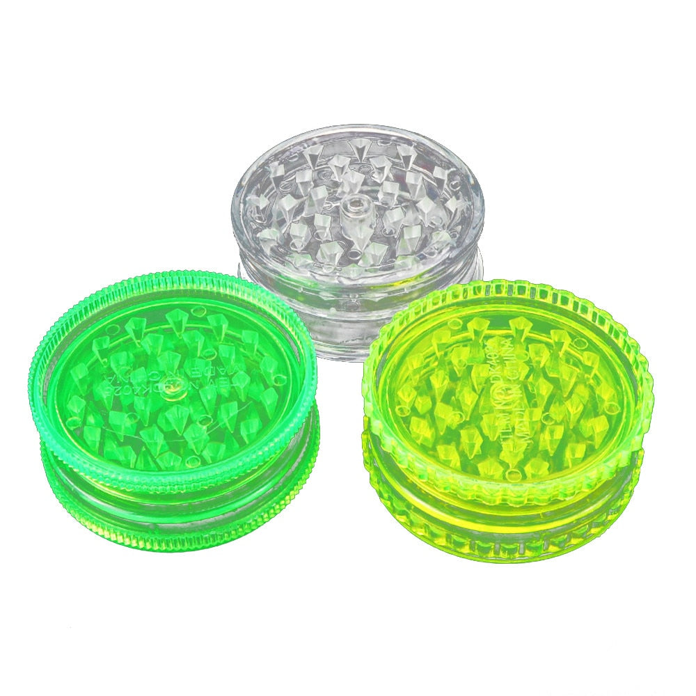 Colorful Plastic 3-layer Weed Grinder Grinder