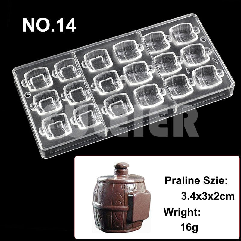 Polycarbonate Chocolate Molds