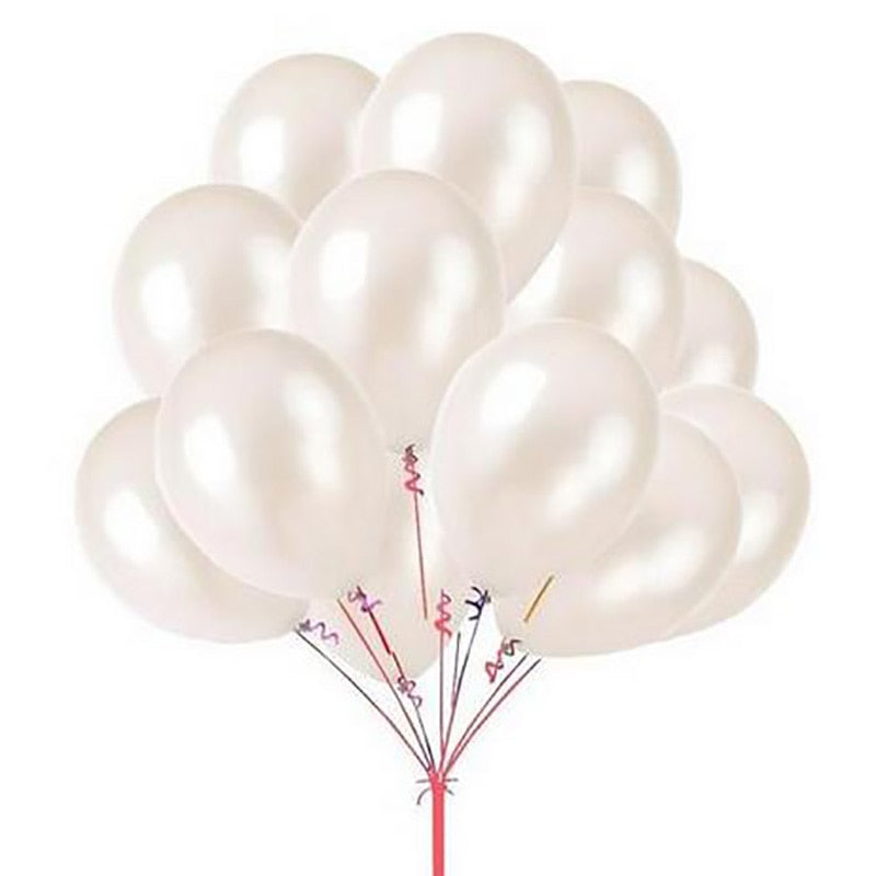 20pc Metal Gold Silver Balloons