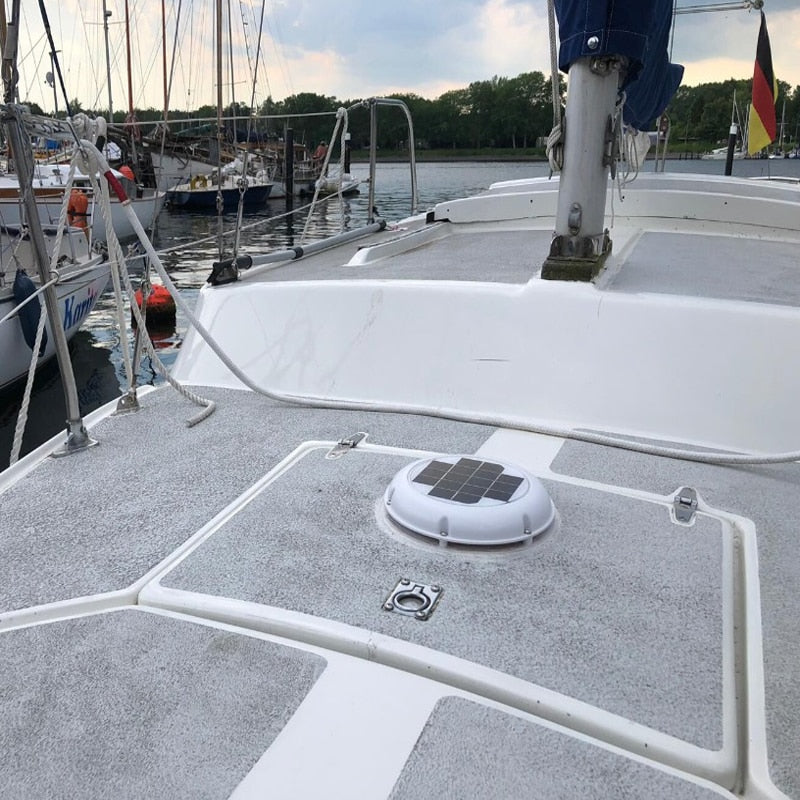 Rechargeable Greenhouse Solar Roof Vent Exhaust Ventilator