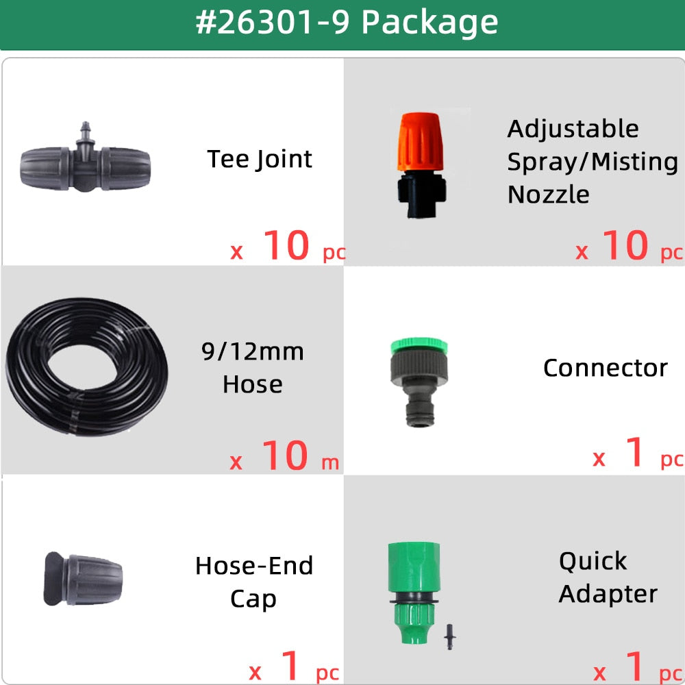 Micro Drip Irrigation Mist Cooling System