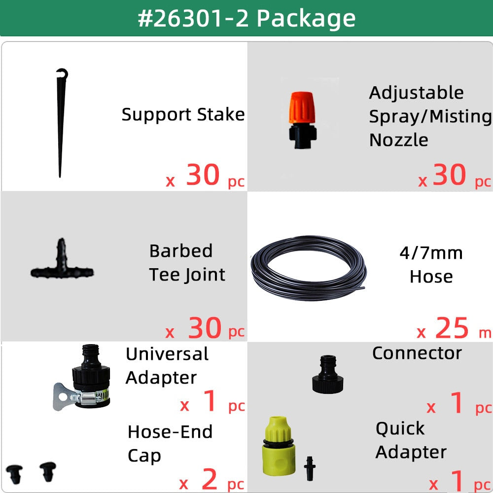 Micro Drip Irrigation Mist Cooling System