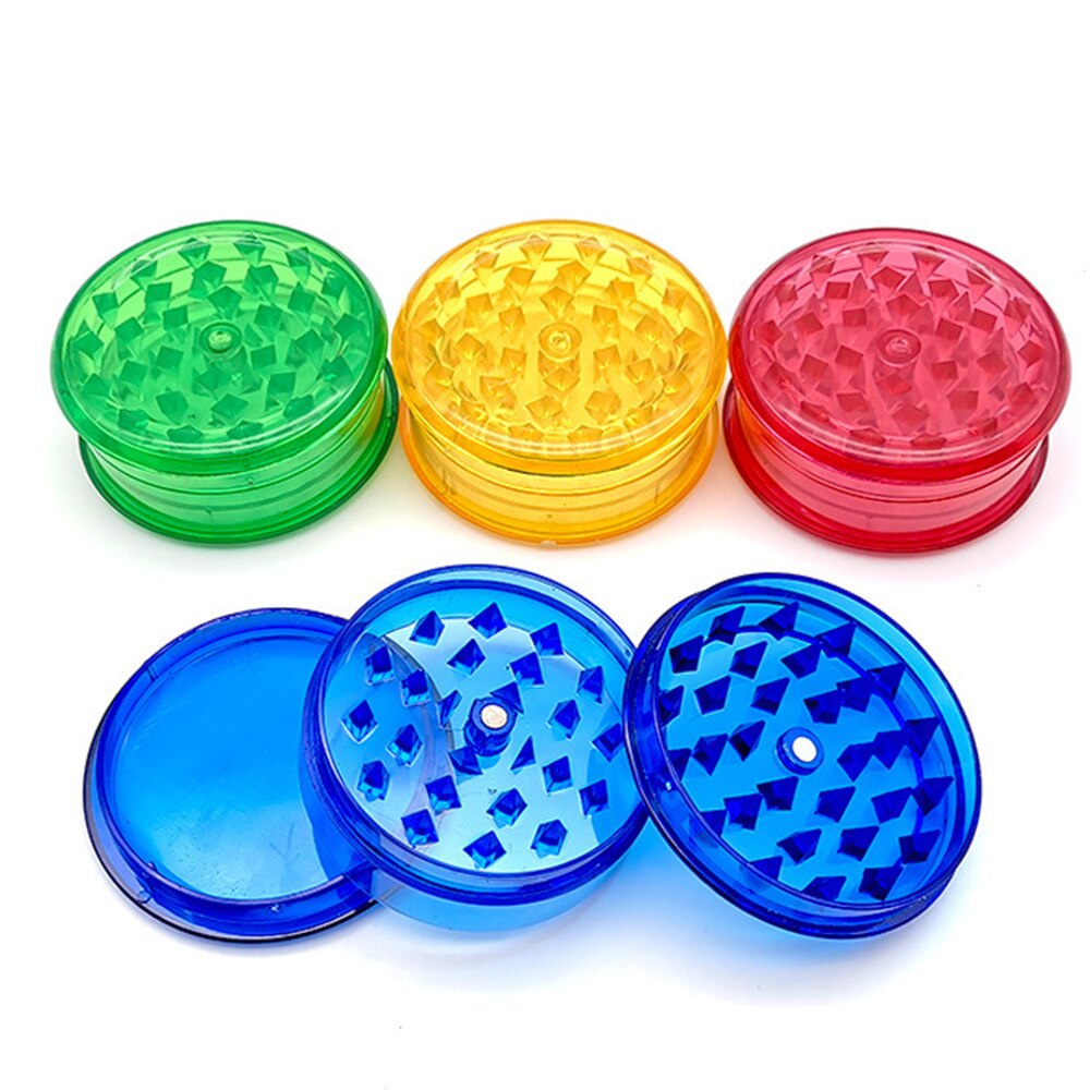 Colorful Plastic 3-layer Weed Grinder Grinder