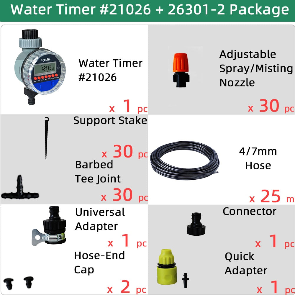 Micro Drip Irrigation Mist Cooling System