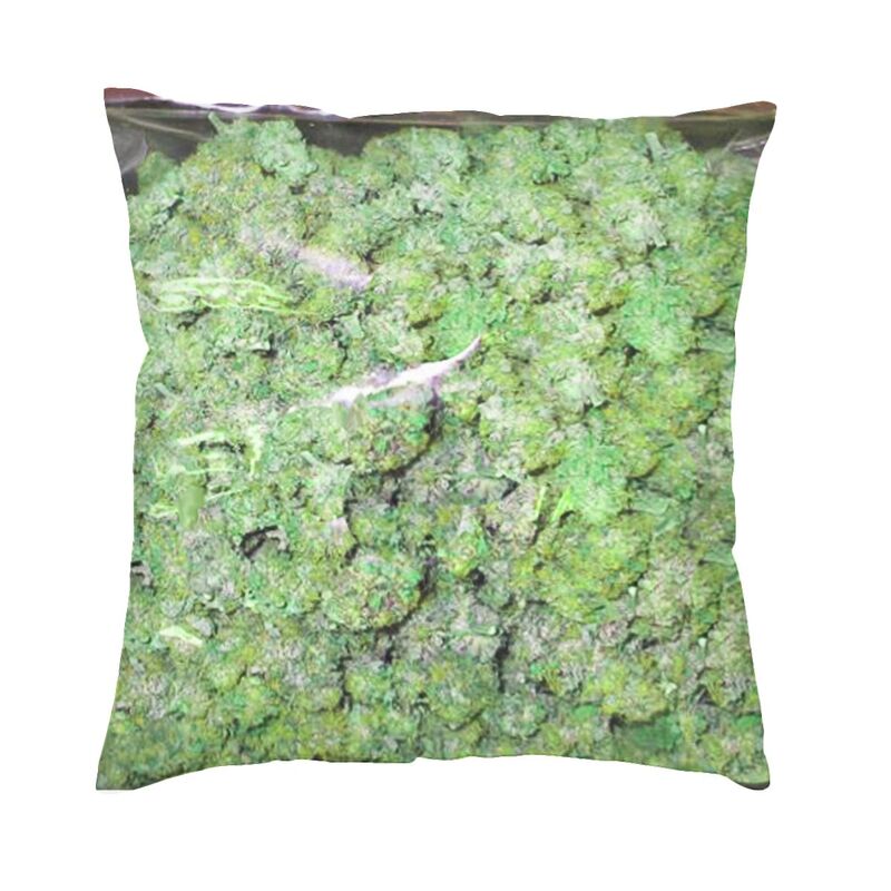 Assorted Cannabis-Themed Extra Large Dank Square Pillow Cases