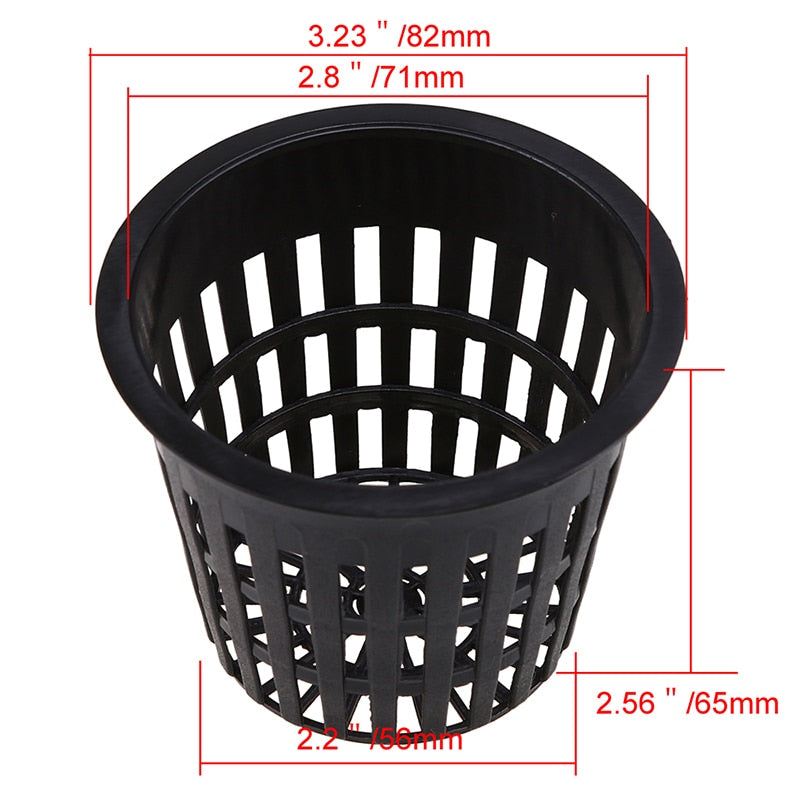 10pc Hydroponics Grow Mesh Net Planting Baskets