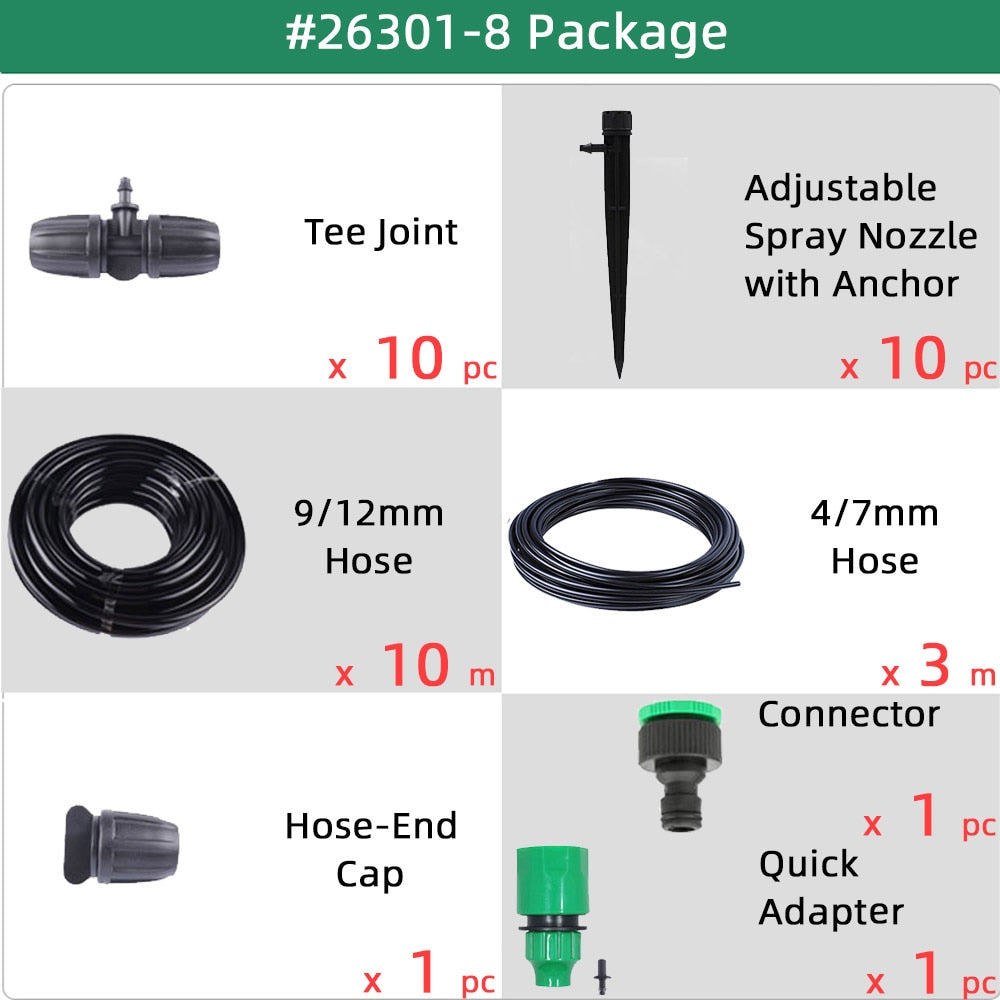 Micro Drip Irrigation Mist Cooling System