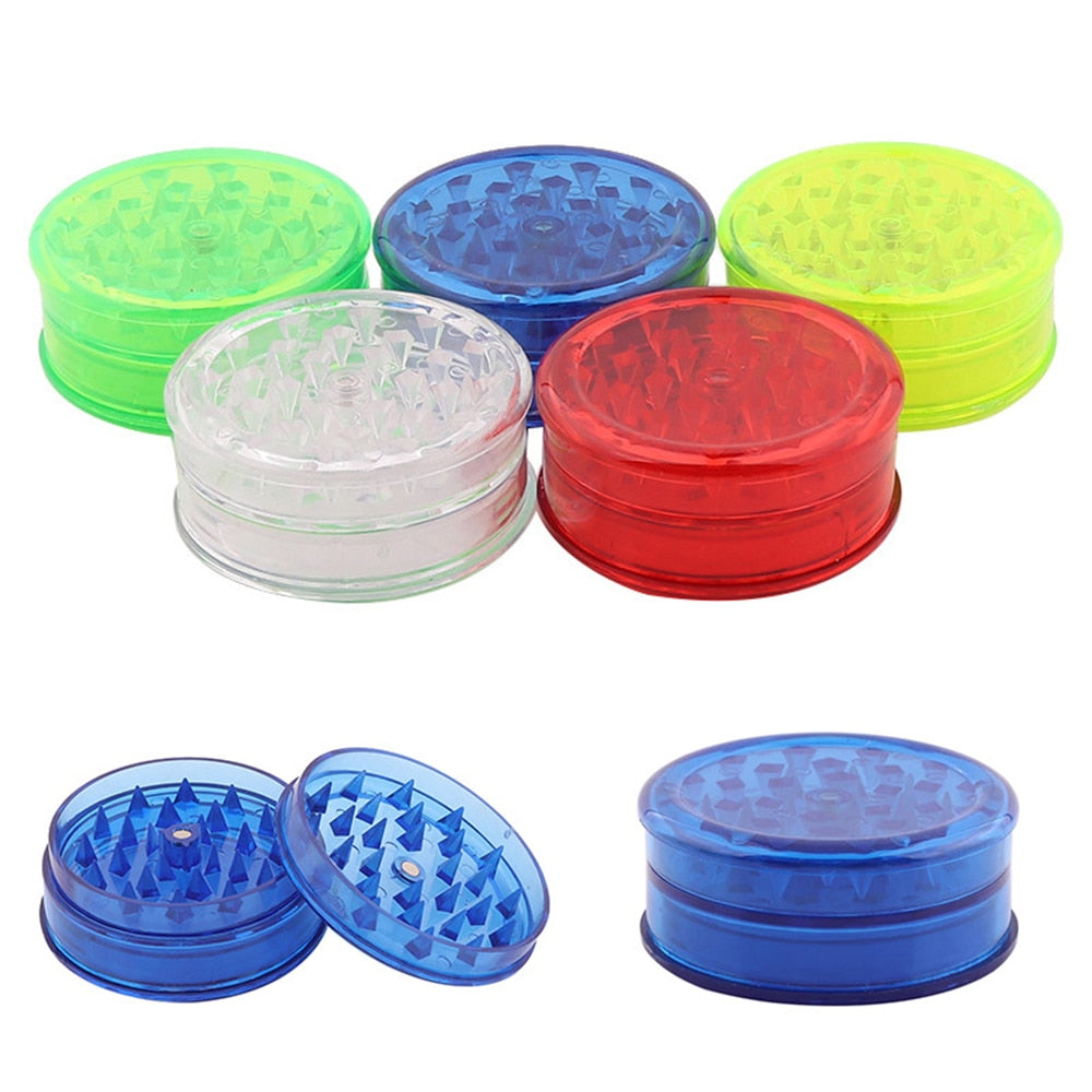 Colorful Plastic 3-layer Weed Grinder Grinder