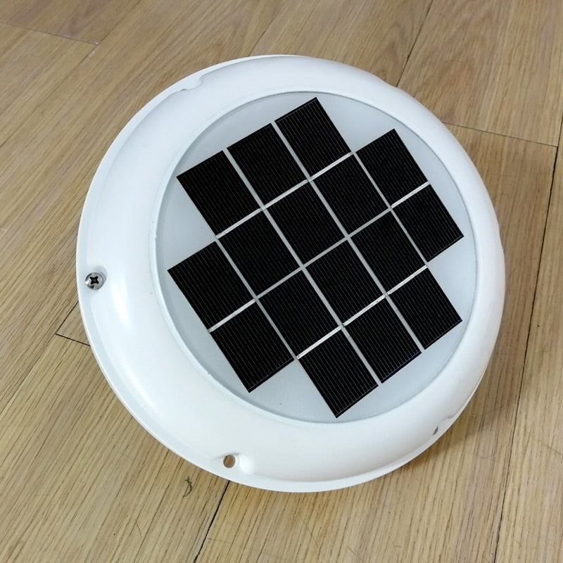 Rechargeable Greenhouse Solar Roof Vent Exhaust Ventilator