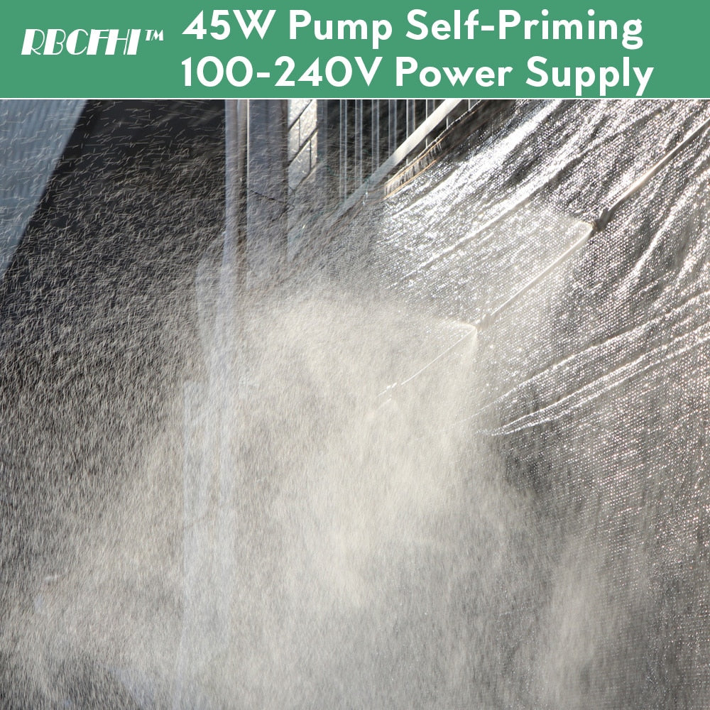 RBCFHI Misting Cooling System with 45W Pump Filter Kit