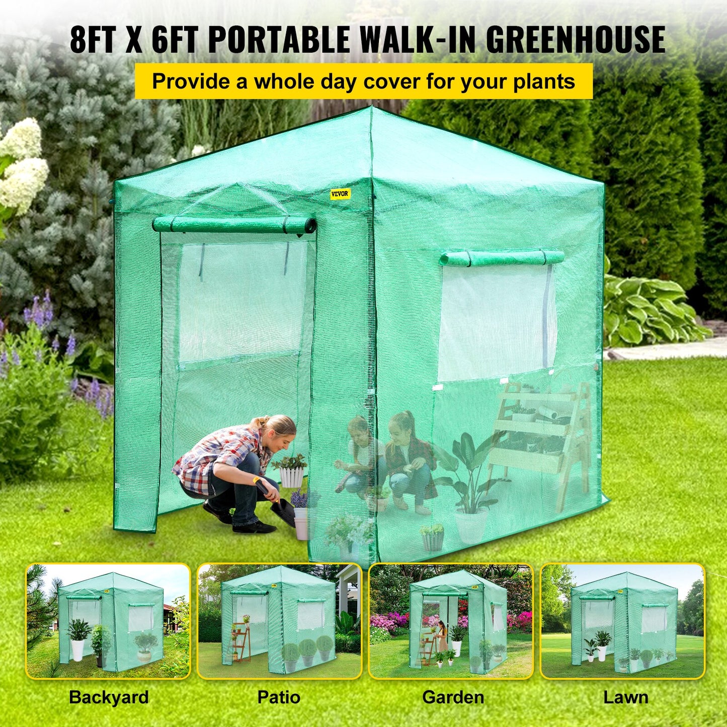 Outdoor Walk-in Greenhouse
