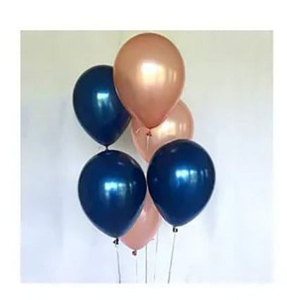 20pc Metal Gold Silver Balloons