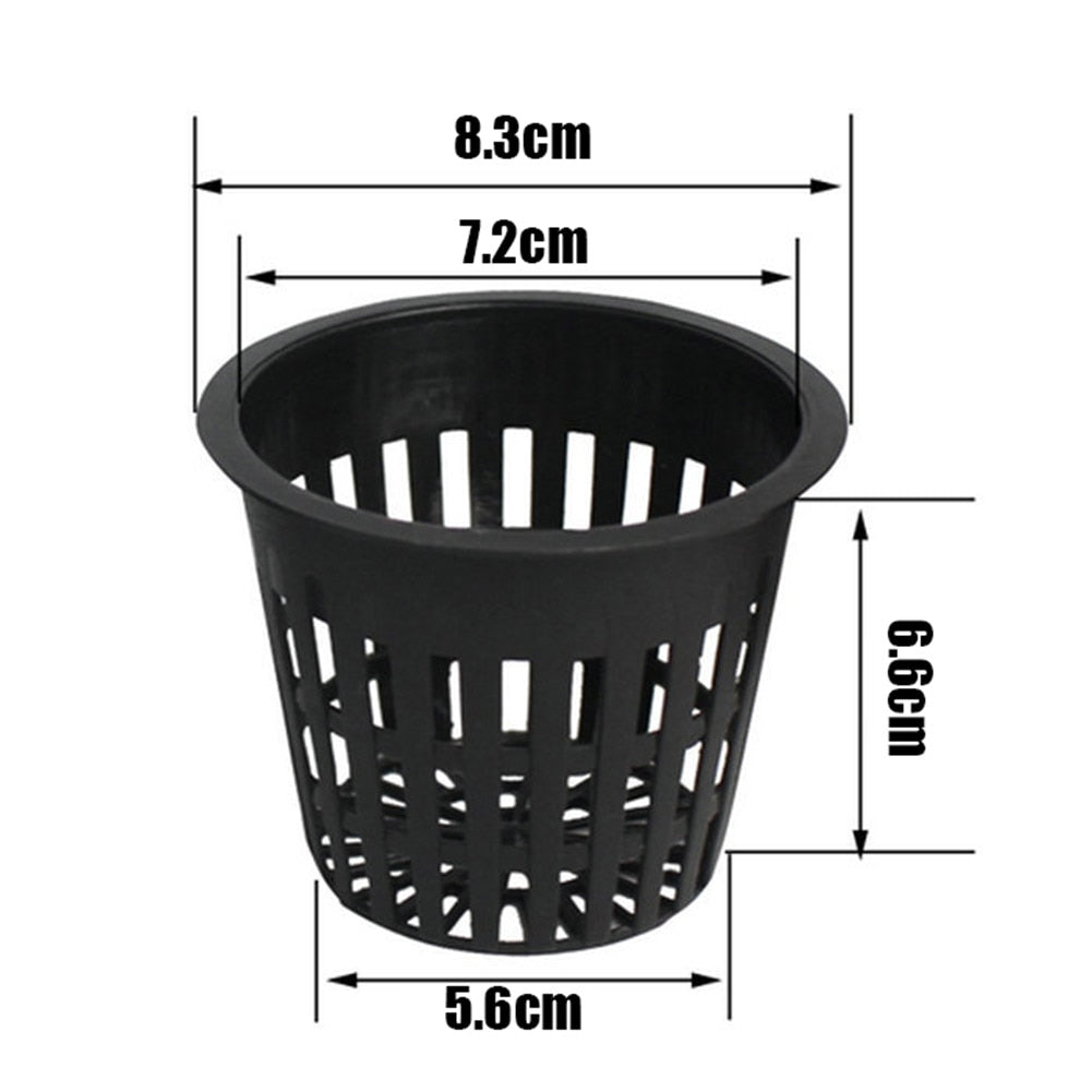 Plastic Clone Planting Garden Mesh Net Pot