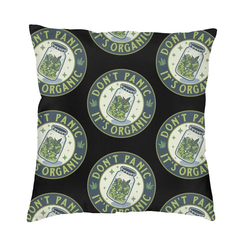 Assorted Cannabis-Themed Extra Large Dank Square Pillow Cases