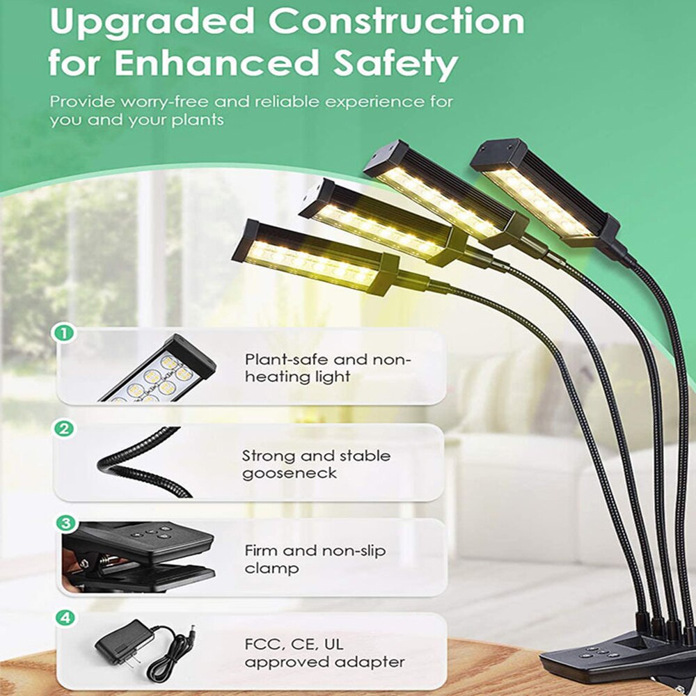 Full Spectrum 40W LED Grow Light