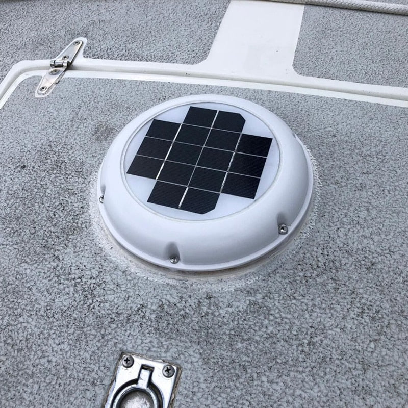 Rechargeable Greenhouse Solar Roof Vent Exhaust Ventilator