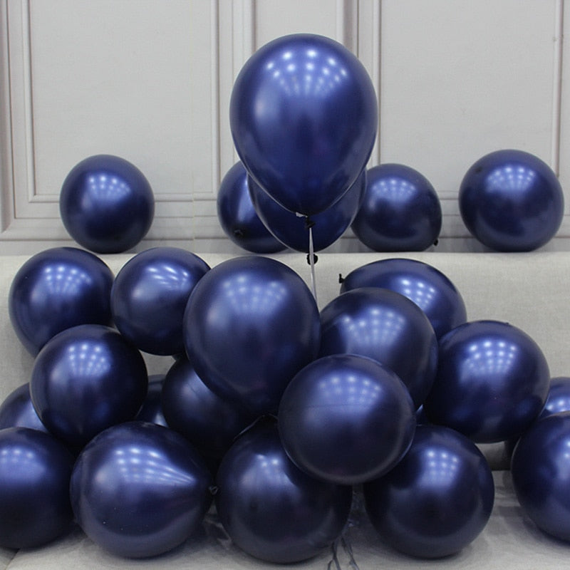 20pc Metal Gold Silver Balloons