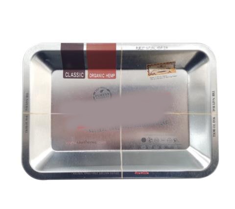 Pink Leaves 420 Rolling Paper Tray